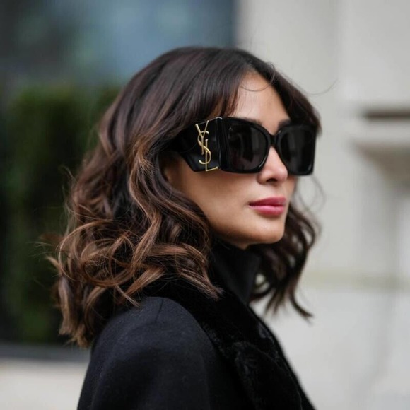 Saint Laurent SL M119 BLAZE-001 Black Gold YSL LOGO AUTHENTIC Sunglasses - Picture 1 of 9